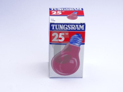 Крушка ЦВЕТНА 25W - ЧЕРВЕНА